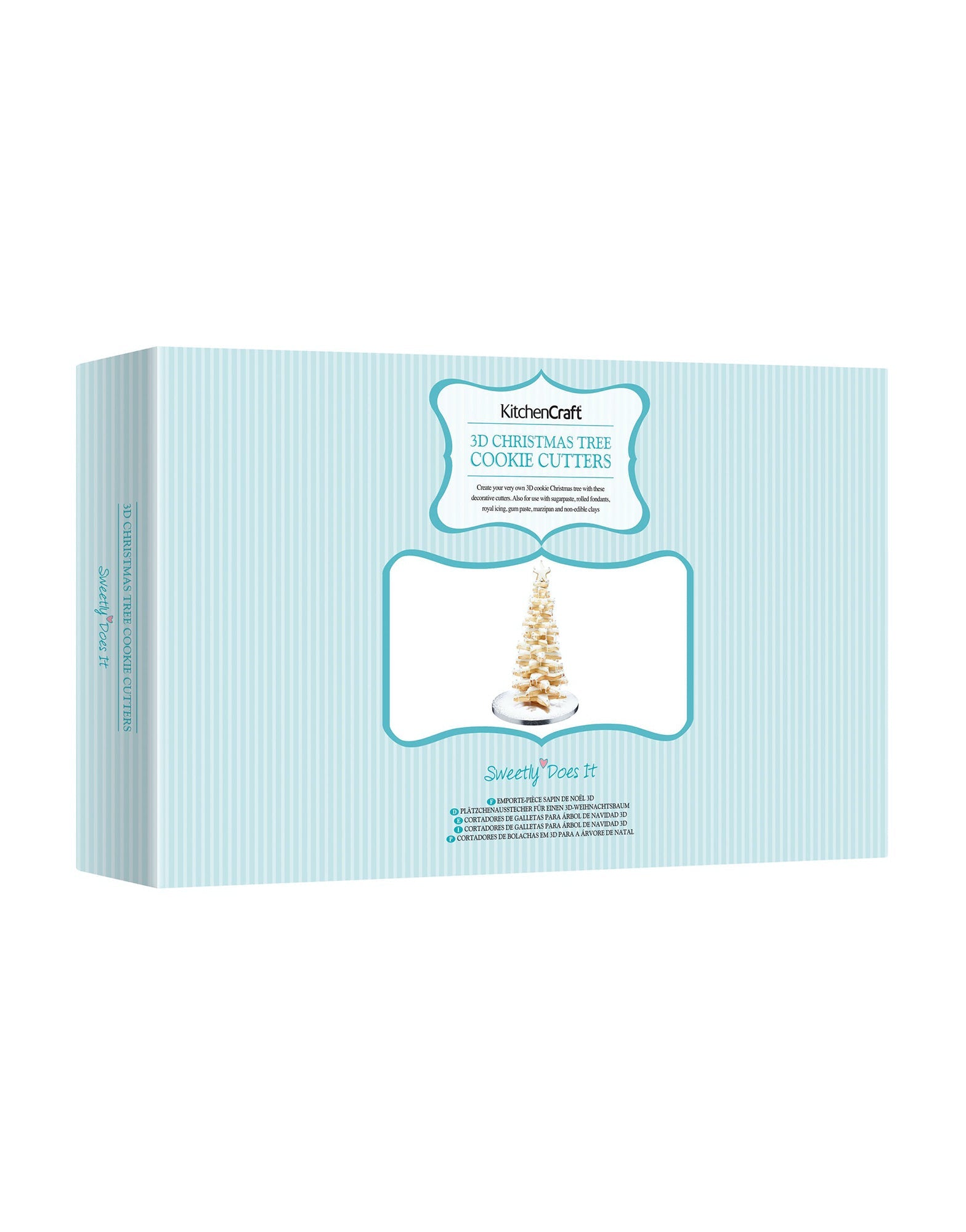 Sweetly Does It 3D Tree Christmas Cookie Cutter Set