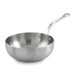 Samuel Groves Stainless Steel Brushed Triply Chefs Pan