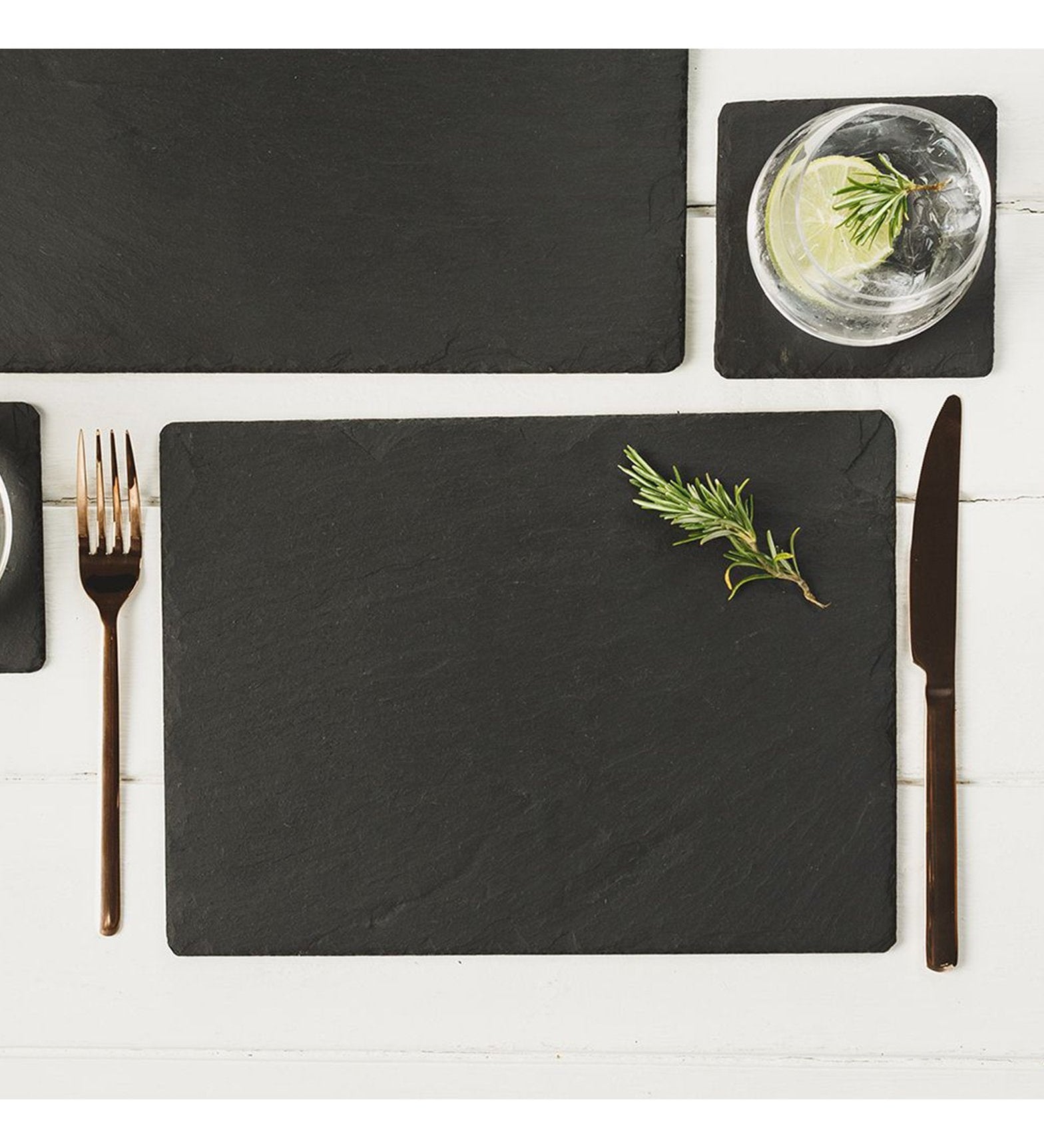 The Just Slate Company Rectangular Placemats Set of 2