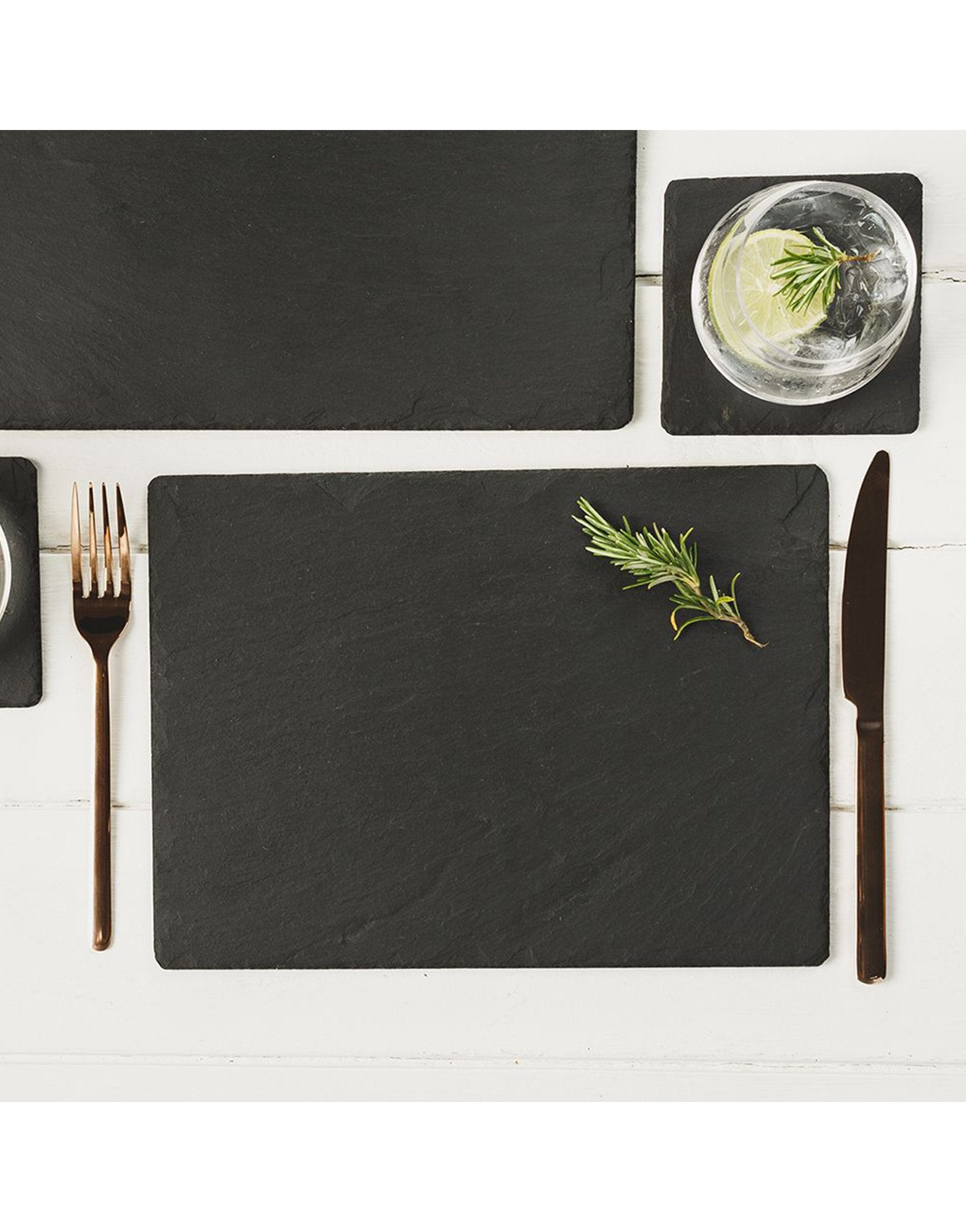 The Just Slate Company Rectangular Placemats Set of 2