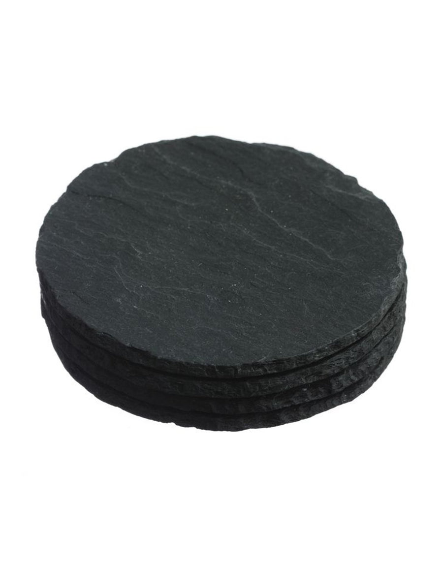 The Just Slate Company Round Coasters Set of 4