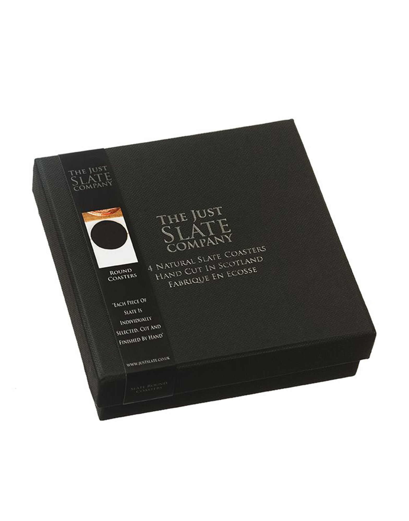 The Just Slate Company Round Coasters Set of 4