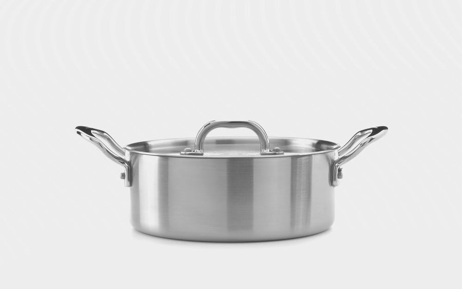 Samuel Groves Classic 26cm Stainless Steel Triply Sautepan with Lid