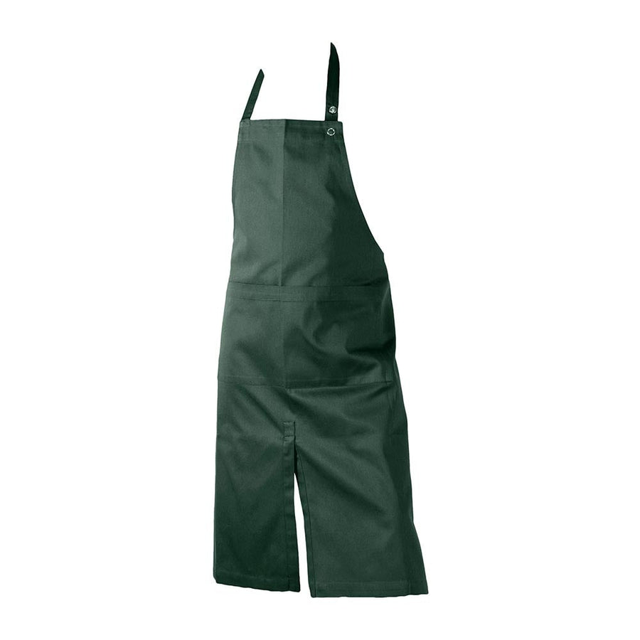 The Organic Company Apron with pocket and slit Dark Green